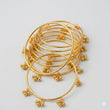 Kashmiri Bangles 8pcs Set In Gold & Silver Traditional Indian Jewelry For Women Bridal, Mehndi, Wedding