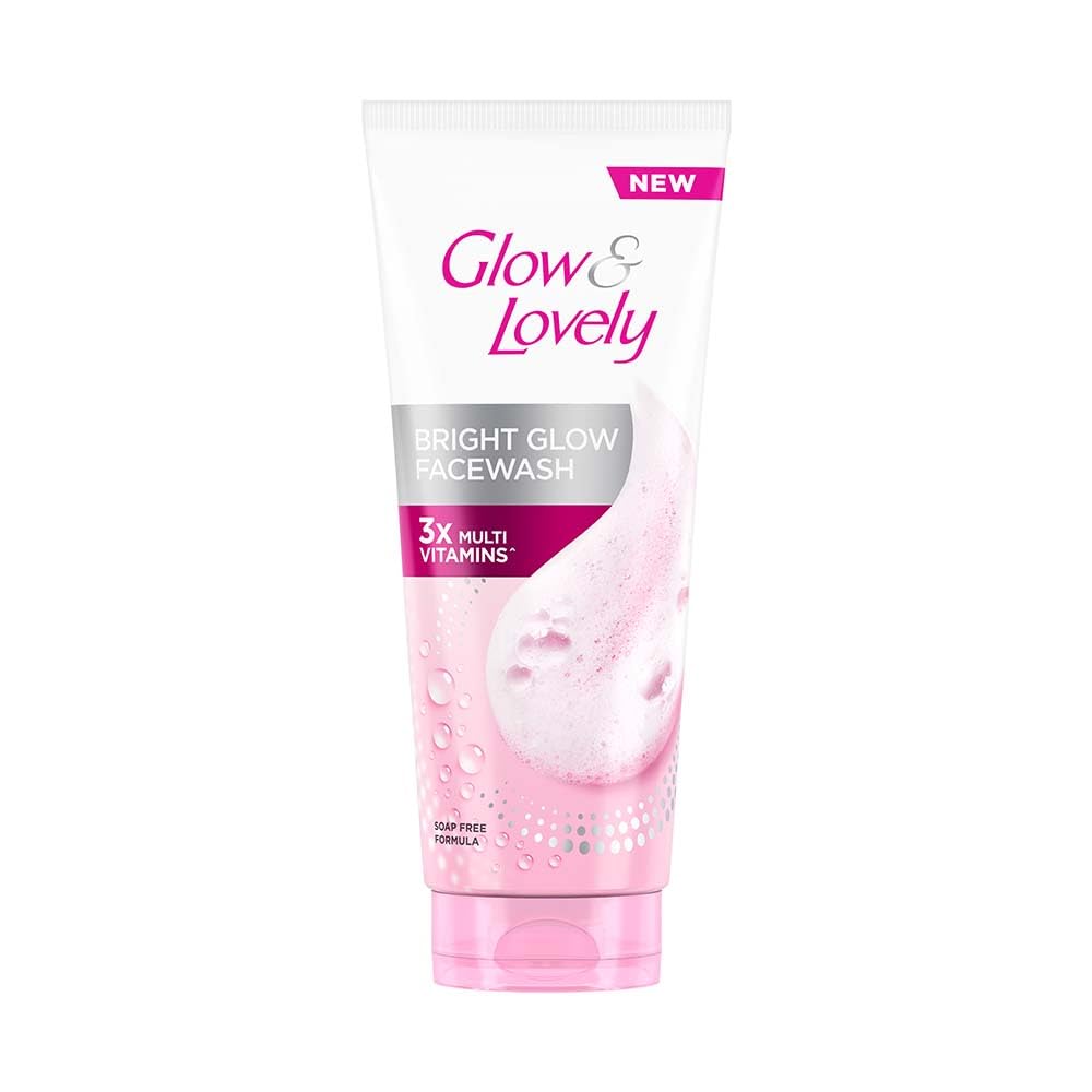 Fair & Lovely Glow & Lovely Bright Glow Face Wash 50g – Vitamin C Face Cleanser for Bright, Radiant & Glowing Skin | Deep Cleansing Facial Wash for All Skin Types
