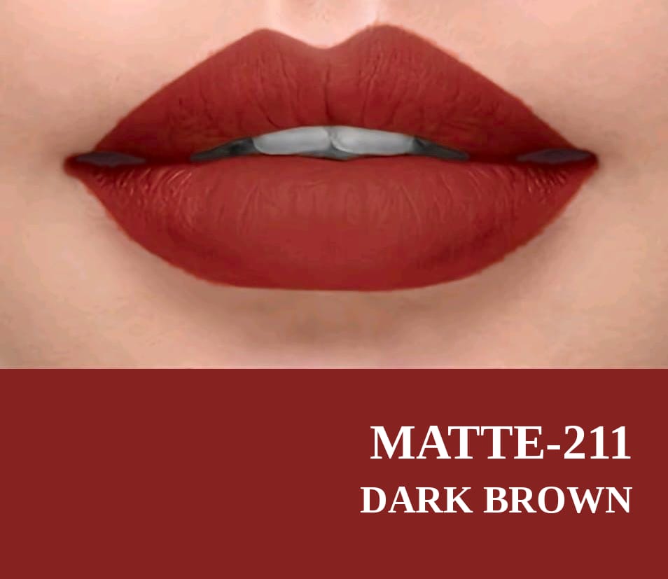 Medora Matte Finish Lipstick | Long Lasting Lipstick | Soft Smooth Application | Matte Lip Color Makeup | Beauty Cosmetic Lipstick for Women