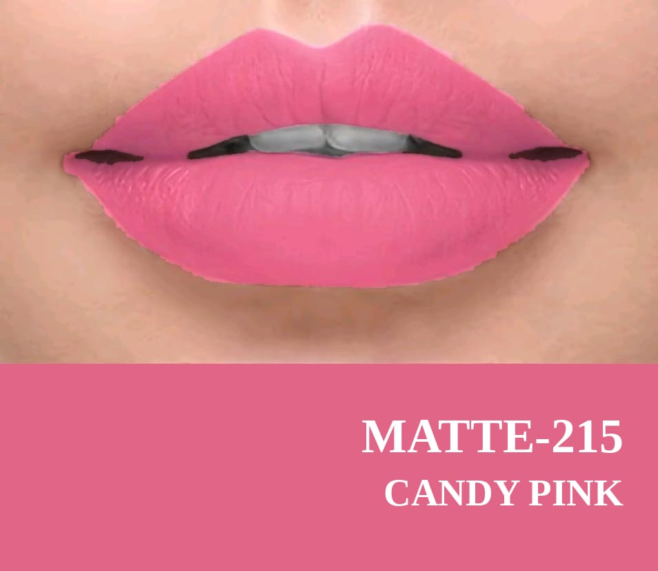 Medora Matte Finish Lipstick | Long Lasting Lipstick | Soft Smooth Application | Matte Lip Color Makeup | Beauty Cosmetic Lipstick for Women