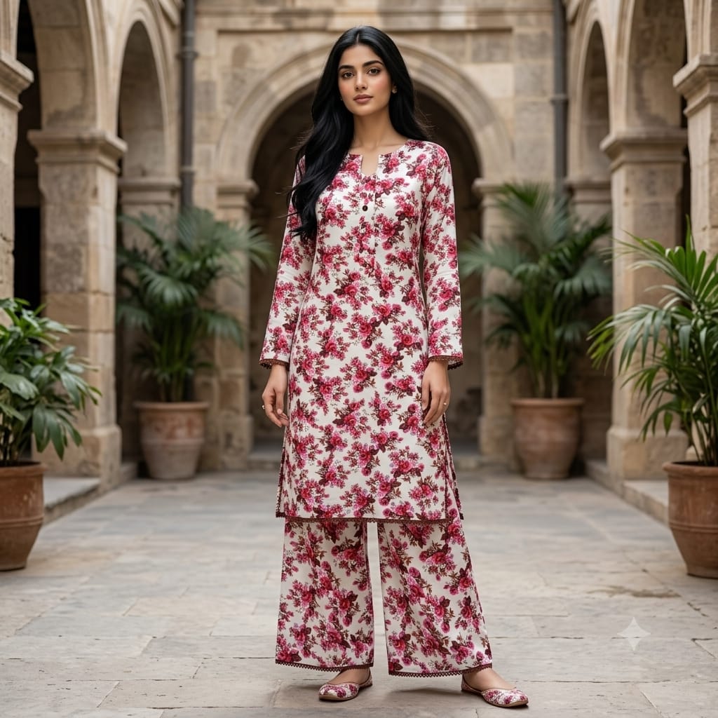 Women's Printed Pakistani Cord Sets I Salwar Kameez I Summer Fabric- Loose Fit, 20 Designs Size S-XXL -  Breathable Soft Suit Womenswear Aesthetics Asian Clothes Salwar Summer