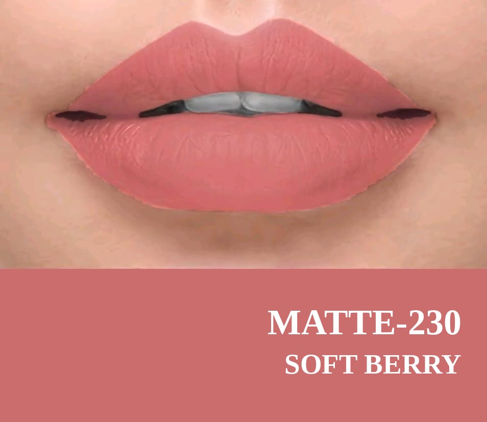 Medora Matte Finish Lipstick | Long Lasting Lipstick | Soft Smooth Application | Matte Lip Color Makeup | Beauty Cosmetic Lipstick for Women