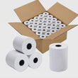 57x40 thermal paper, credit card machine paper, PDQ rolls, epos till rolls, receipt paper bulk, card terminal rolls, retail supplies, cash register paper.