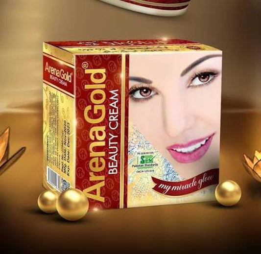 Arena Gold Beauty Cream 20g - Cream - For All Skin Types - Softens Skin - Moisturizing Cream - Cream - Beauty Cream - Fastest results - Overnight results - 7-day challenge - Visible glow