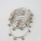 Kashmiri Bangles 8pcs Set In Gold & Silver Traditional Indian Jewelry For Women Bridal, Mehndi, Wedding