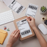 500pcs 4x6 Thermal Shipping Labels | Cheap Direct Thermal Paper for Zebra, Toshiba & Citizen Printers | Bulk 100x150mm Roll