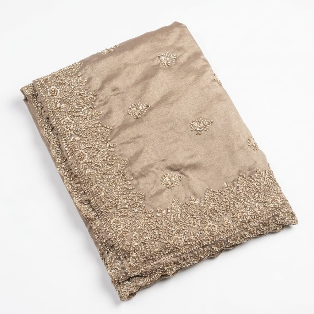 Heavy Weight 2 Toned Shamoo Silk Organza Saree with Rich Zari Work for Women | Luxury Traditional Party Wear Saree with Stitched Blouse Piece | Elegant Wedding, Reception & Festive Designer Saree Collection