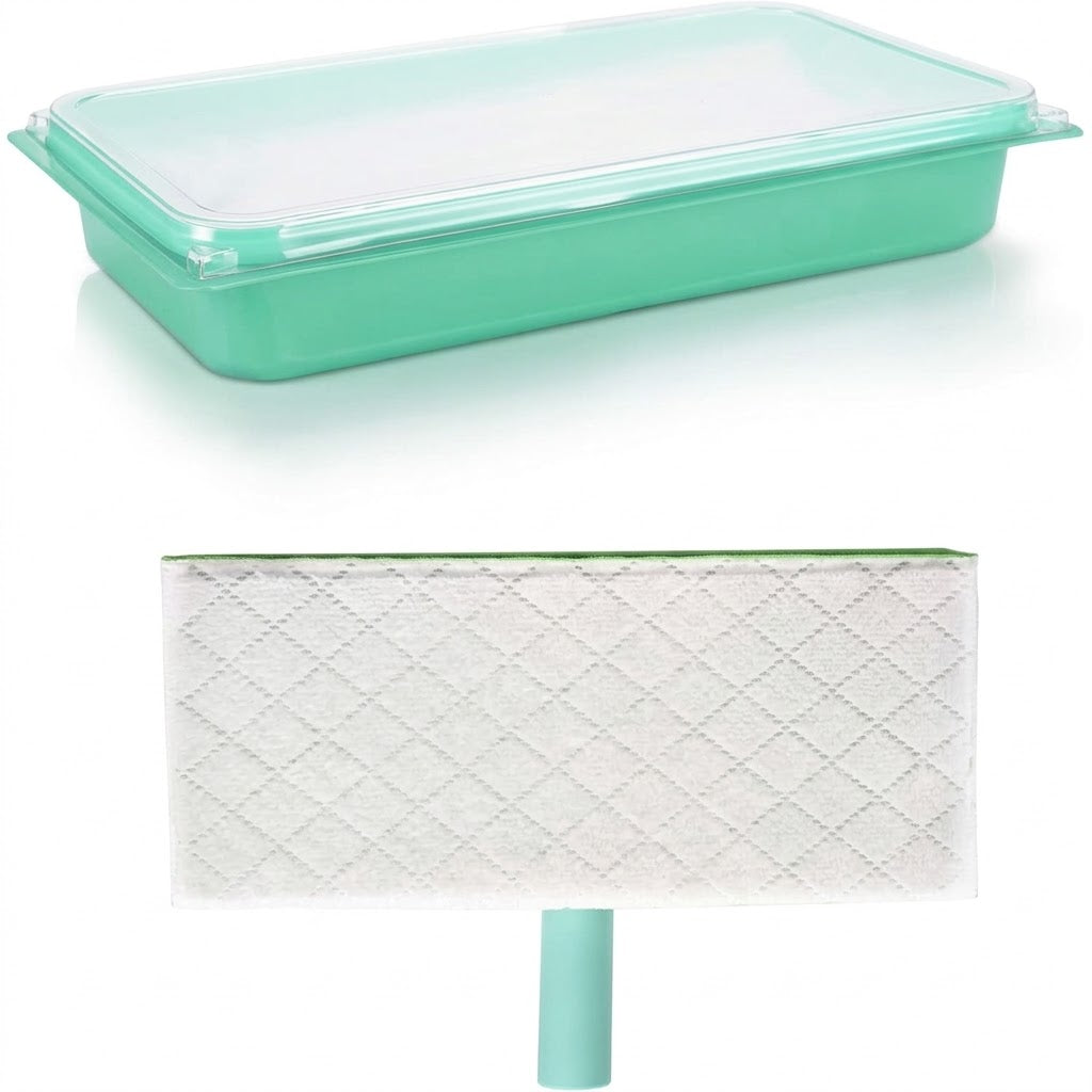 Jetmop Starter Kit – Floor Mop with 12 x Lemon Scented Antibacterial Floor Wipe Refills, Disposable Wet Cleaning Pads, Multi-Surface Hard Floor Cleaner for Kitchen, Bathroom, Laminate, Tile & Wood Floors