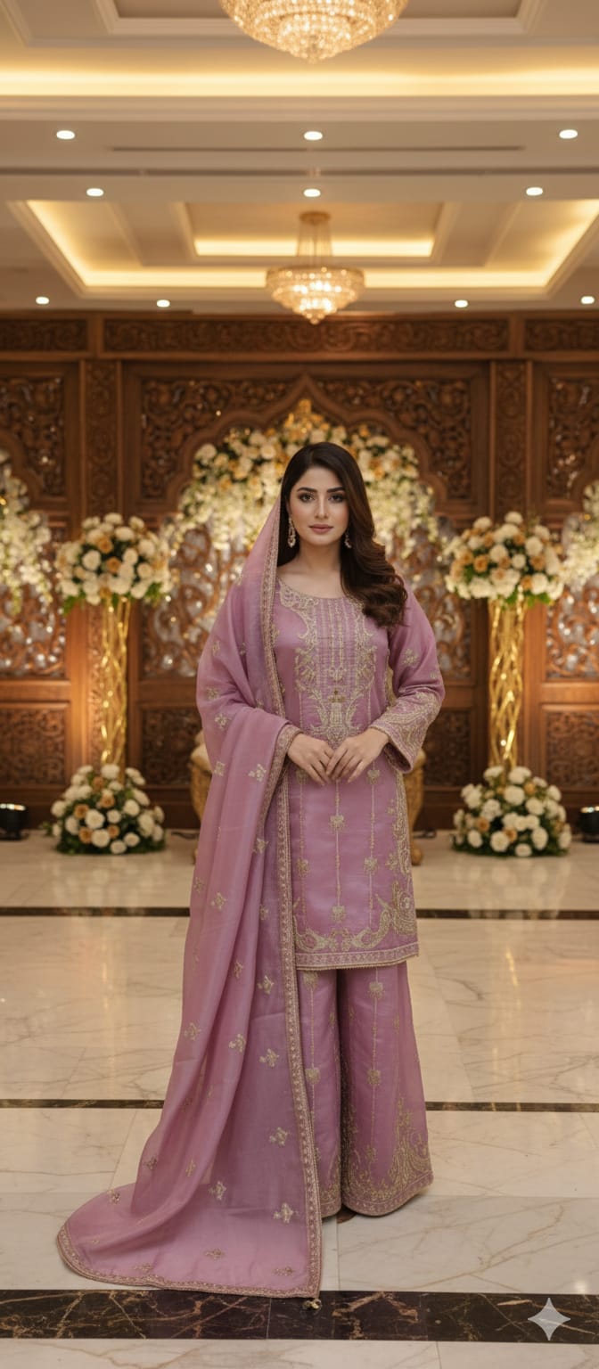 Pakistani Dress Collection S-XXL | Party Wear Pakistani Suits for Women I Designer Wedding Suit | Eid Special Collection | Heavy Embroidered Top Bottoms Dupatta | Flash Sale Deal Women's Ethnic Wear Ready to Wear Outfits | Salwar Kameez