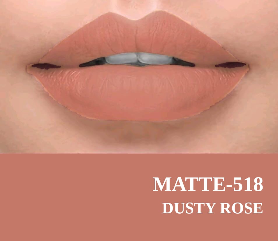 Medora Matte Finish Lipstick | Long Lasting Lipstick | Soft Smooth Application | Matte Lip Color Makeup | Beauty Cosmetic Lipstick for Women