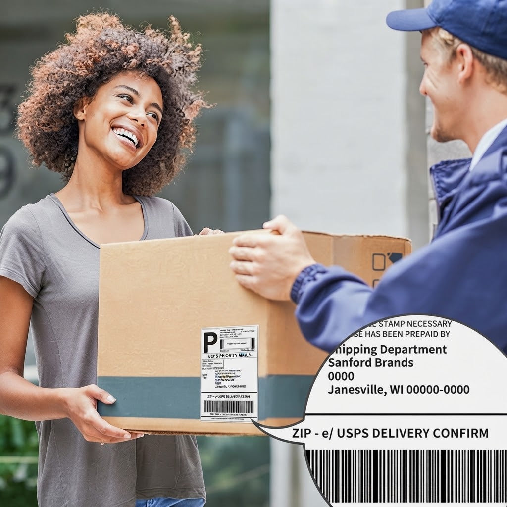 500pcs 4x6 Thermal Shipping Labels | Cheap Direct Thermal Paper for Zebra, Toshiba & Citizen Printers | Bulk 100x150mm Roll