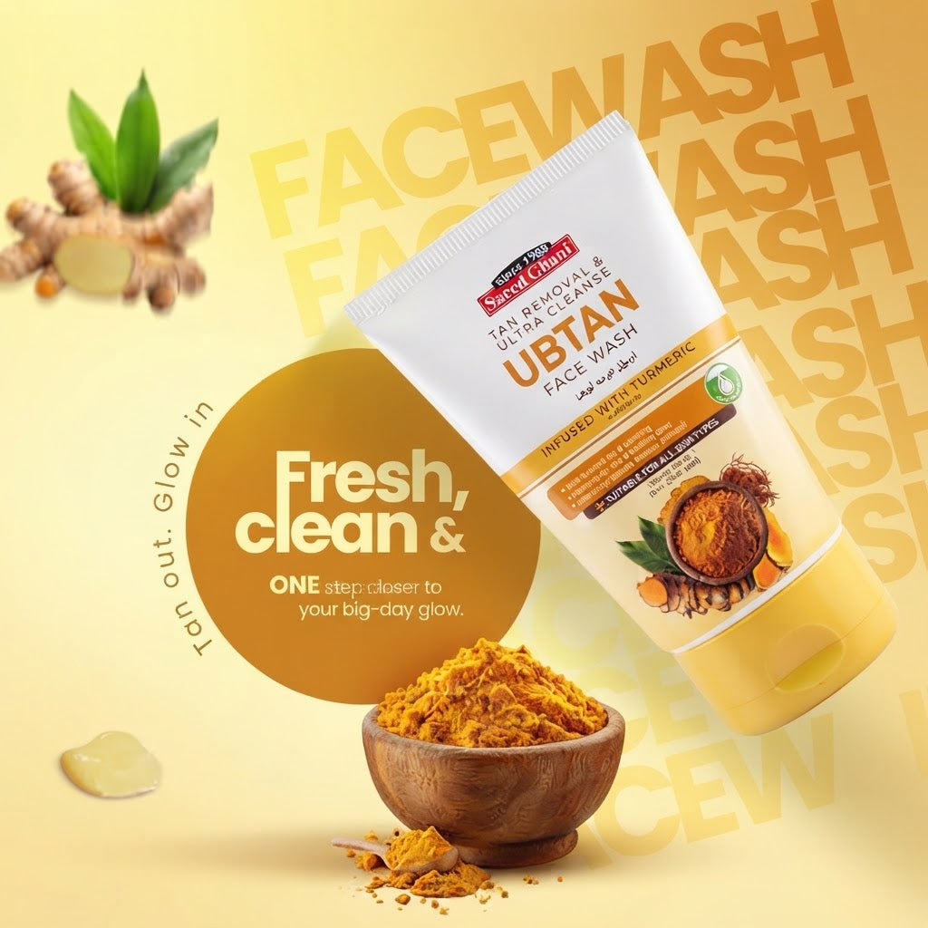 Saeed Ghani Ubtan Tan Removal & Ultra Cleanse Face Wash