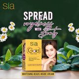 Sia Gold Cream: Brightening, Anti-Aging & Moisturizing with Gold Particles
