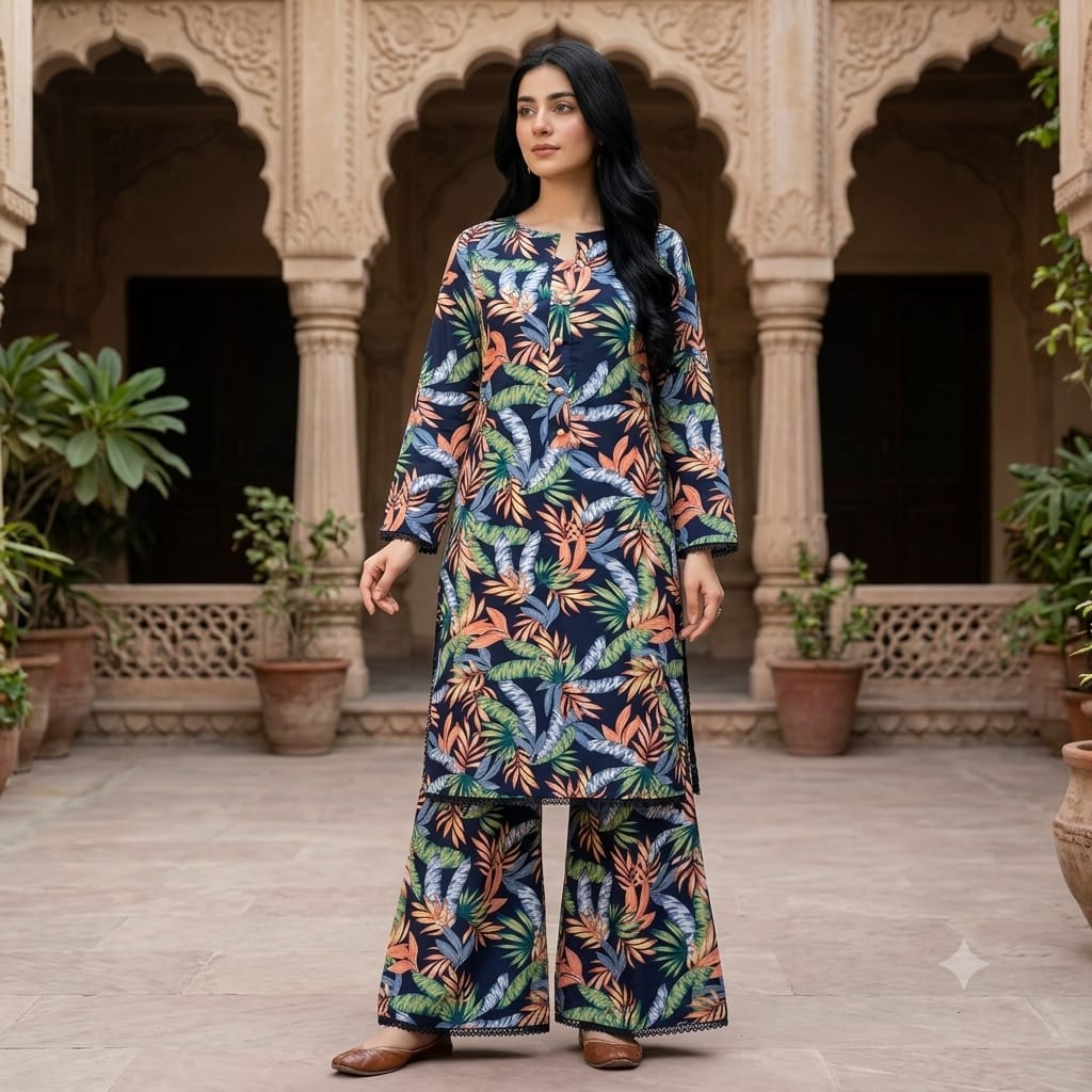 Women's Printed Pakistani Cord Sets I Salwar Kameez I Summer Fabric- Loose Fit, 20 Designs Size S-XXL -  Breathable Soft Suit Womenswear Aesthetics Asian Clothes Salwar Summer