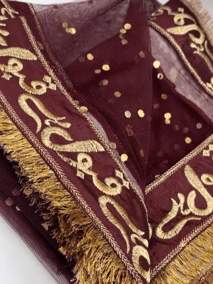 Nikkah Net Dupatta Qabool Hai Veil Pakistani Asian Muslim Bride Wedding