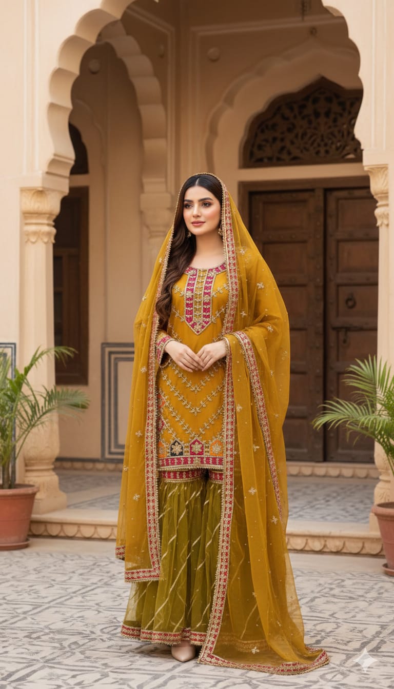 Pakistani Dress Collection S-XXL | Party Wear Pakistani Suits for Women I Designer Wedding Suit | Eid Special Collection | Heavy Embroidered Top Bottoms Dupatta | Flash Sale Deal Women's Ethnic Wear Ready to Wear Outfits | Salwar Kameez