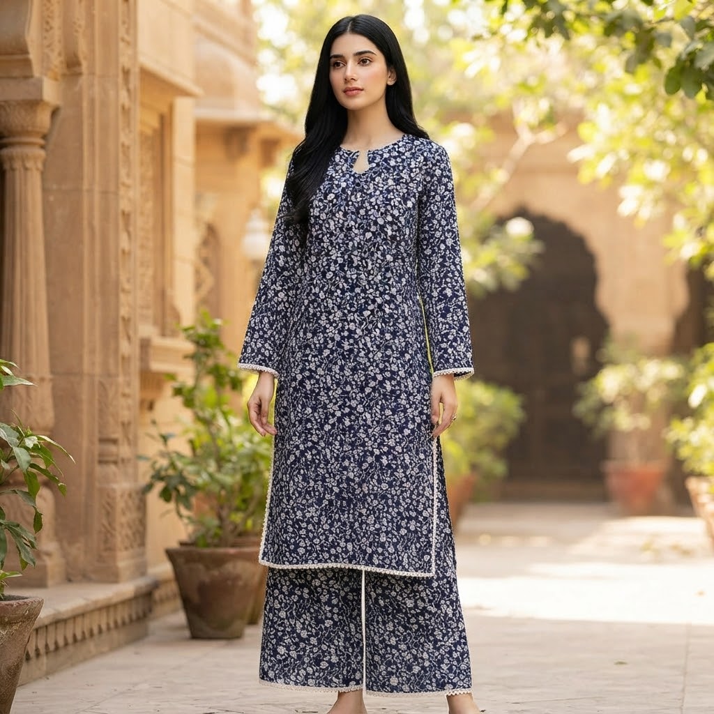 Women's Printed Pakistani Cord Sets I Salwar Kameez I Summer Fabric- Loose Fit, 10 Designs Size S-XXL -  Breathable Soft Suit Womenswear Aesthetics Asian Clothes Salwar Summer