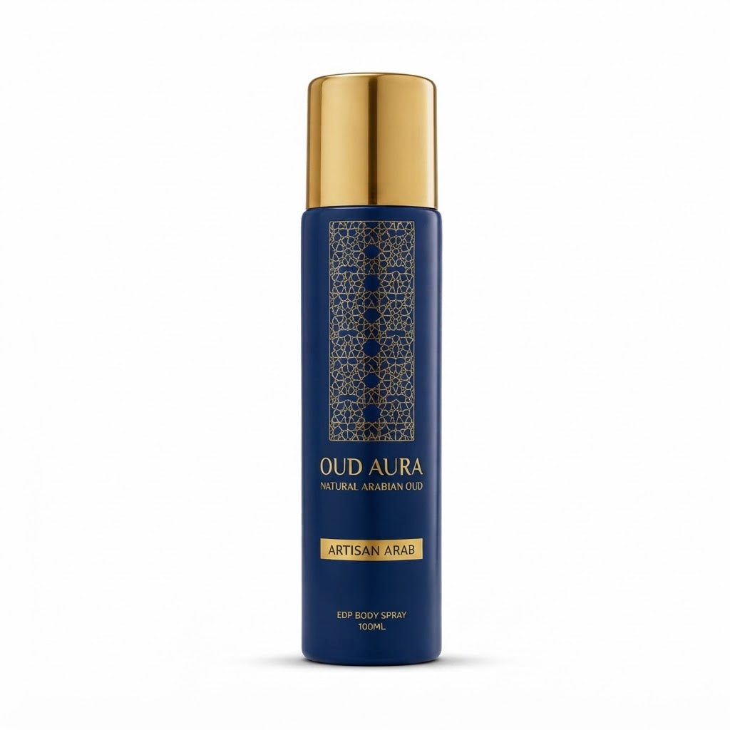 Oud Aura Arabian Oud Body Spray 100ml For Him & Her 8 Fragrance Options