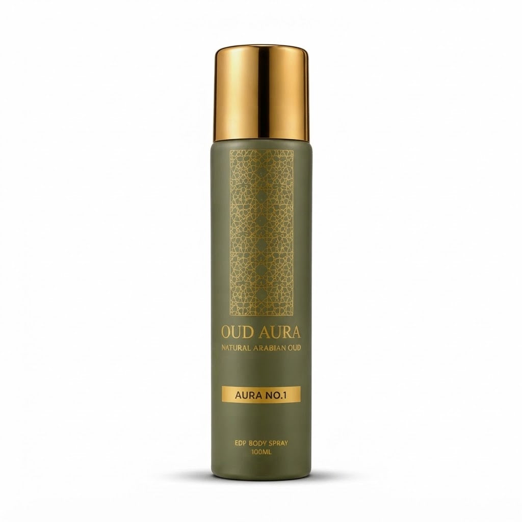 Oud Aura Arabian Oud Body Spray 100ml For Him & Her 8 Fragrance Options