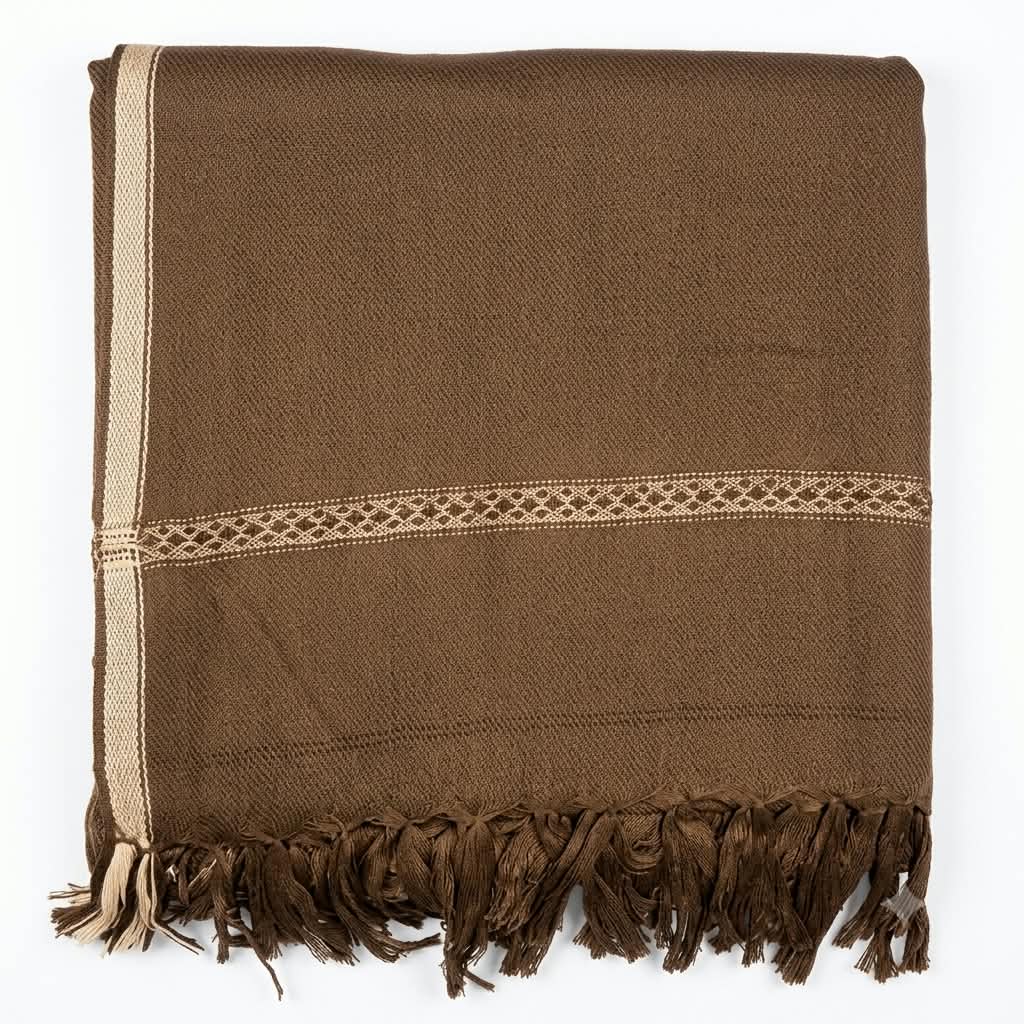 Pakistani Shawl for Men Large Oversize Meditation Blanket Traditional Wool Shawl Blanket Wrap Gift for Him Brother Father All Seasons