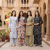 Women's Printed Pakistani Cord Sets I Salwar Kameez I Summer Fabric- Loose Fit, 10 Designs Size S-XXL -  Breathable Soft Suit Womenswear Aesthetics Asian Clothes Salwar Summer