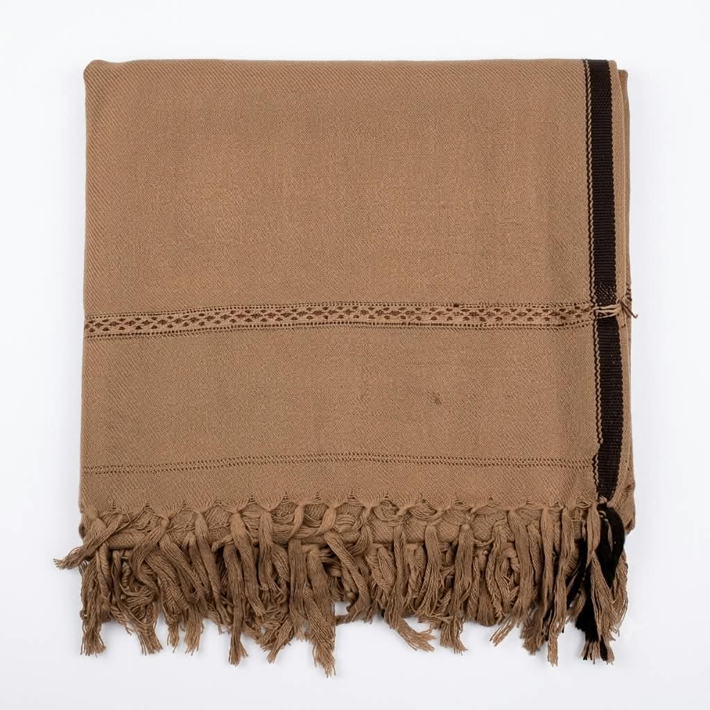 Pakistani Shawl for Men Large Oversize Meditation Blanket Traditional Wool Shawl Blanket Wrap Gift for Him Brother Father All Seasons