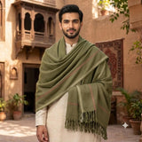 Pakistani Shawl for Men Large Oversize Meditation Blanket Traditional Wool Shawl Blanket Wrap Gift for Him Brother Father All Seasons
