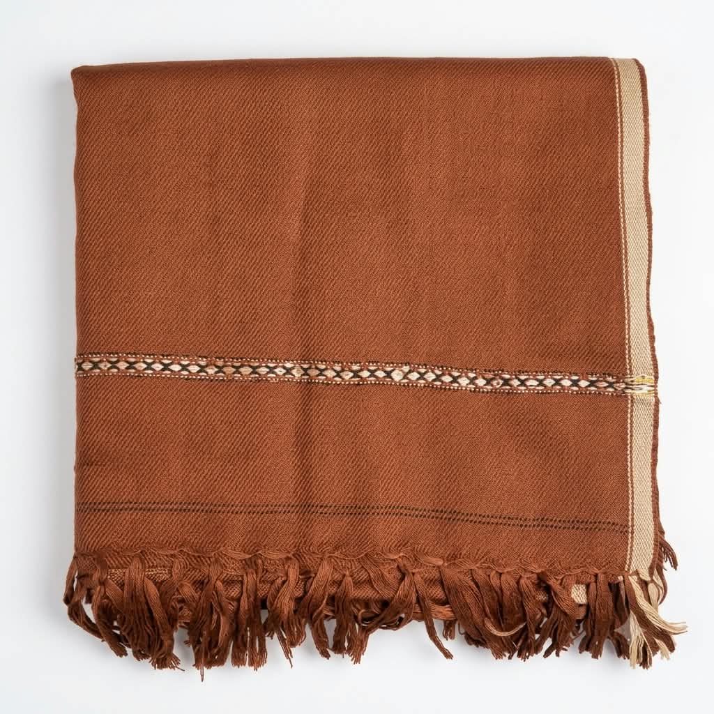 Pakistani Shawl for Men Large Oversize Meditation Blanket Traditional Wool Shawl Blanket Wrap Gift for Him Brother Father All Seasons