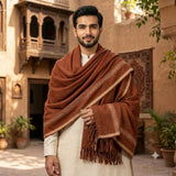 Pakistani Shawl for Men Large Oversize Meditation Blanket Traditional Wool Shawl Blanket Wrap Gift for Him Brother Father All Seasons