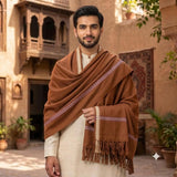 Pakistani Shawl for Men Large Oversize Meditation Blanket Traditional Wool Shawl Blanket Wrap Gift for Him Brother Father All Seasons