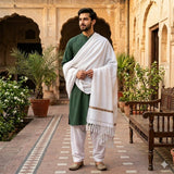 Pakistani Shawl for Men Large Oversize Meditation Blanket Traditional Wool Shawl Blanket Wrap Gift for Him Brother Father All Seasons