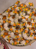 Artificial Flower Gajra bangle for Mehndi Favors Traditional Indian Decoration. Sold In Single and Pairs