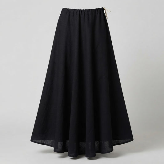 Pure Cotton Saree Petticoat for Women | Solid Color Breathable Sari Inskirt | Adjustable Drawstring Underskirt Lining for Indian Ethnic Wear