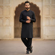 Men's Shalwar Kameez Traditional Clothing In Multiple Colours With Long Sleeves And Button Front Comes With Shalwar And Kameez