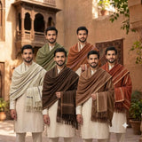 Pakistani Shawl for Men Large Oversize Meditation Blanket Traditional Wool Shawl Blanket Wrap Gift for Him Brother Father All Seasons