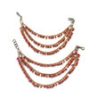Gold & Multi pearl Ear Chain/Sahare/Pearl kaan chain/Earring support chain/Indian Jewelry/Pakistani Jewelry/Bahubali Kaan sahara Sold as a Pair