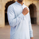 Men's Shalwar Kameez Traditional Clothing In Multiple Colours With Long Sleeves And Button Front Comes With Shalwar And Kameez