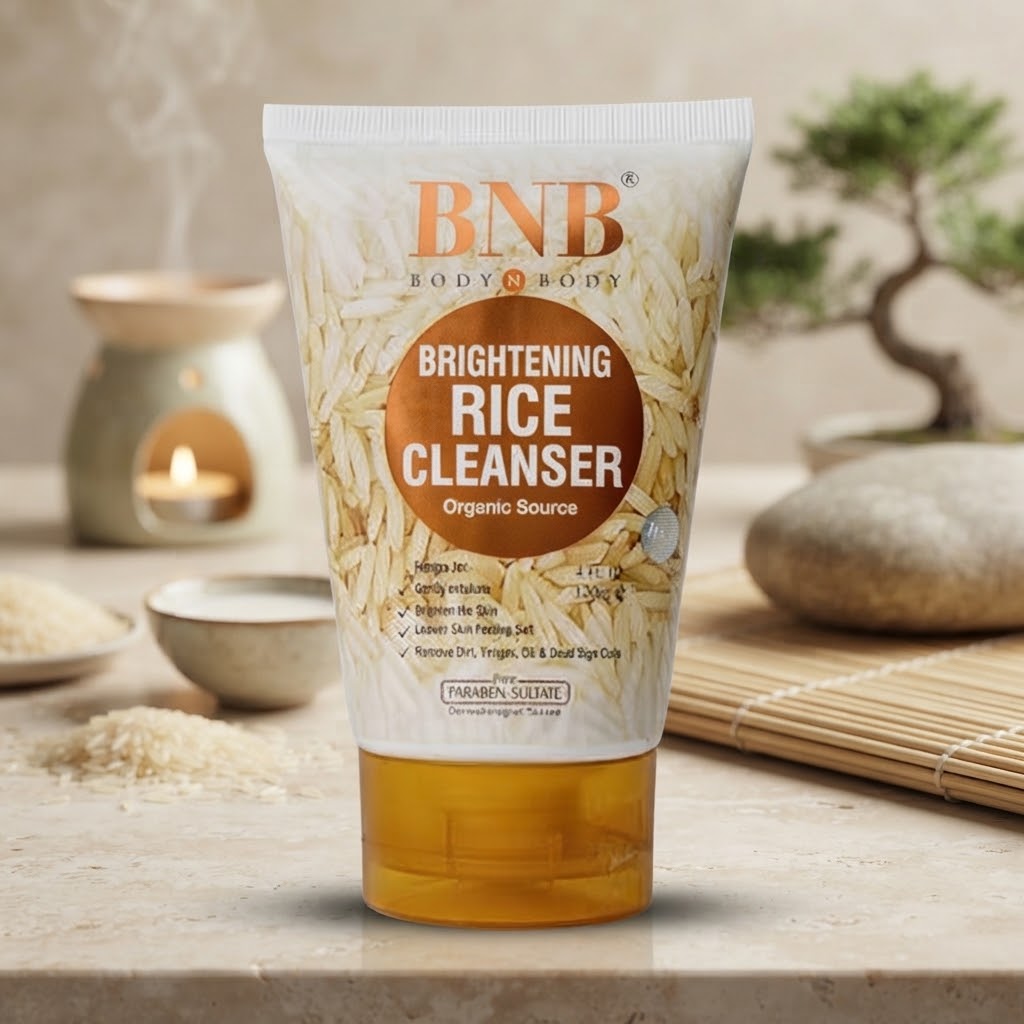 BNB Rice Cleanser Organic Sourced For Brigtening Skin 120ml