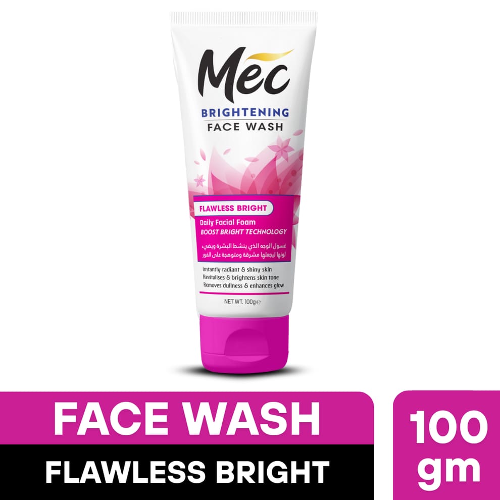 Mec Brightening Flawless Bright Face Wash 100gm