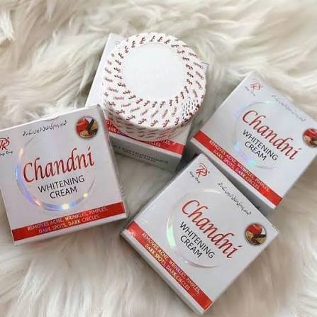 Chandni Whitening Cream 50g | Best Skin Brightening & Glowing Cream for Dark Spots, Pigmentation, Acne Marks & Even Skin Tone | Daily Facial Glow Treatment