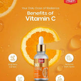 Golden Pearl 3D Vitamin C Serum for Face - Hyaluronic Acid Serum for Face Glowing - Plum Vitamin C Serum - Face Glow Serum - Brightening Serum for Women - Skincare Serum for Face Men Vit C serum 10ml