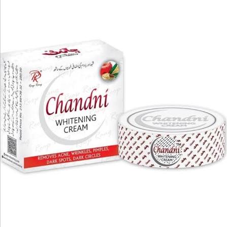 Chandni Whitening Cream 50g | Best Skin Brightening & Glowing Cream for Dark Spots, Pigmentation, Acne Marks & Even Skin Tone | Daily Facial Glow Treatment