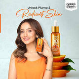 Golden Pearl 3D Vitamin C Serum for Face - Hyaluronic Acid Serum for Face Glowing - Plum Vitamin C Serum - Face Glow Serum - Brightening Serum for Women - Skincare Serum for Face Men Vit C serum 10ml