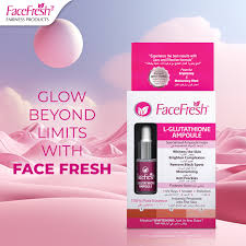 Face Fresh L-Glutathione Whitening Ampoule 5ml | Brightening Serum for Dark Spots, Pigmentation, Anti-Aging, & Glowing Skin | Professional Skin Care Treatment