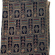 Luxury Embroidered Velvet Shawl – Full Length 2.5 Yards Winter Wrap | Premium Geometrical Needlework Dupatta Available in Black, Navy Blue & Teal